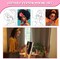 75 Pcs 15 Set Pre Drawn Canvas Kit for Painting Craft Sip and Paint Kit for Adults Elegant Black Women Pre Printed Canvas Painting Favor for DIY Black History Month Gifts Adult's Date Party